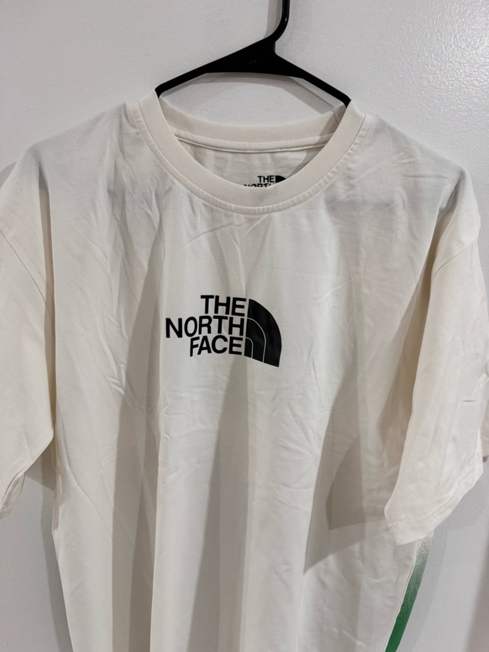 The North Face White Tee with Black Logo